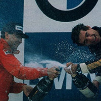 Alboreto and Senna